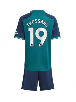 Arsenal Leandro Trossard #19 Ausweichtrikot für Kinder 2023-24 Kurzarm (+ Kurze Hosen)